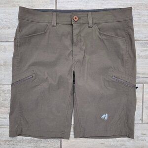 Eddie Bauer First Ascent Guide Pro Zip Cargo Shorts Men's Stretch Performance 38